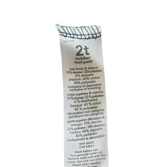 Carter's Red Buffalo dress NWT‎ Size 2T - Picture 4 of 4